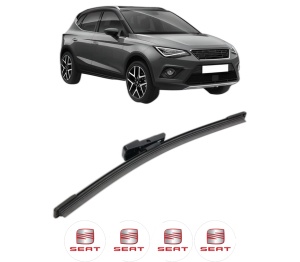 Stergator lamela spate SEAT ARONA (KJ7, KJP) din 2017, pentru luneta auto, Bosch Aerotwin, din cauciuc siliconat rezistent, 4 Stickere Auto SEAT v25054