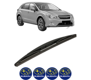 Stergator lamela spate SUBARU XV (_GP_) din 2012 - 2017, pentru luneta auto, Bosch Twin, din cauciuc siliconat rezistent, 4 Stickere Auto SUBARU v25414