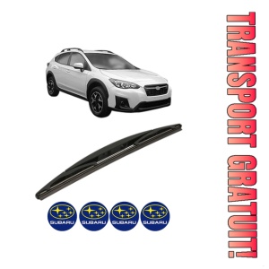 Stergator lamela spate SUBARU XV (GT) din 2017, pentru luneta auto, Bosch Twin, din cauciuc siliconat rezistent, 4 Stickere Auto SUBARU