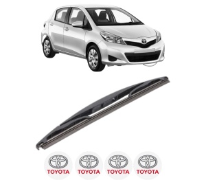Stergator lamela spate TOYOTA YARIS (_P13_) din 2010 - 2020, pentru luneta auto, Bosch Twin, din cauciuc siliconat rezistent, 4 Stickere Auto TOYOTA v31764