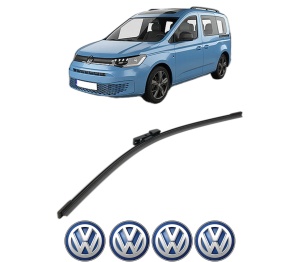 Stergator lamela spate Volkswagen CADDY IV Box Body/MPV (SAA, SAH) din 2015 - 2020, pentru luneta auto, Bosch Aerotwin, din cauciuc siliconat rezistent, 4 Stickere Auto VW v24324