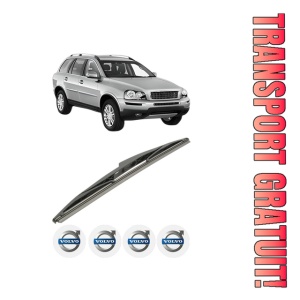 Stergator lamela spate VOLVO XC90 I (275) din 2002 - 2014, pentru luneta auto, Bosch Twin, din cauciuc siliconat rezistent, 4 Stickere Auto VOLVO