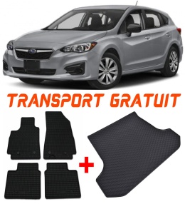 Subaru Impreza Set Covorase + tavita portbagaj auto Subaru Impreza V fabricatie 09.2017 - prezent, caroserie hatchback accesorii pentru autoturismul tau - masina v2632