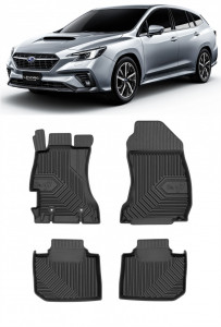 Subaru Levorg Din 09.2015 - Prezent, Combi , Set Covorase Auto Tip Tavita Premium 3D, din cauciuc accesorii pentru autoturismul tau - masina v161653
