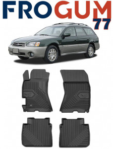 Subaru Outback III Din 2003 - 2009, Combi , Set Covorase Auto Tip Tavita Premium 3D, din cauciuc accesorii pentru autoturismul tau - masina v165852