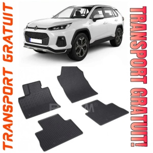 Suzuki Across, Suv, fabricat din 07.2020 - Prezent, set covorase auto dedicate, din cauciuc 100% Premium