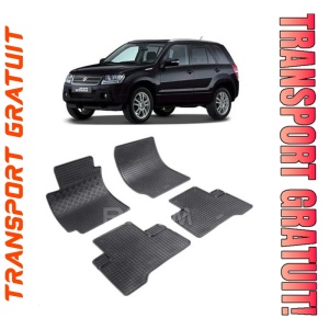 Suzuki Grand VItara II, Suv, fabricat din 2005 - 02.2015, set covorase auto dedicate, din cauciuc 100% Premium