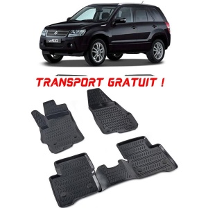 Suzuki Grand Vitara III 5D 2005-2015 Set 4 covorase auto din cauciuc tip tavita premium line 3D - Transport Gratuit! accesorii pentru autoturismul tau - masina v48249