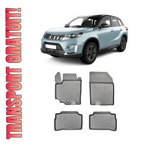 Suzuki VItara Hybrid, Suv, Din 01.2020 - Prezent , Set Covorase Auto Tip Tavita Premium 3D, din cauciuc Reducere