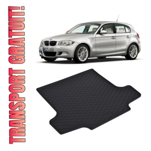 Tavita Portbagaj BMW Seria 1, E81, 5 usi hatchback 2004-2011, protectie portbagaj, din cauciuc 100%, pentru autoturismul BMW Seria 1 E81 5-door