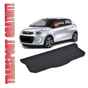 Tavita Portbagaj CITROEN C1 2014-2021, protectie portbagaj, din cauciuc 100%, pentru autoturismul CITROEN C1