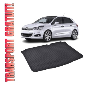 Tavita Portbagaj CITROEN C4 2004-2010, protectie portbagaj, din cauciuc 100%, pentru autoturismul CITROEN C4