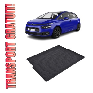Tavita Portbagaj CITROEN C4 Picasso 2013-2020, protectie portbagaj, din cauciuc 100%, pentru autoturismul CITROEN C4 Picasso