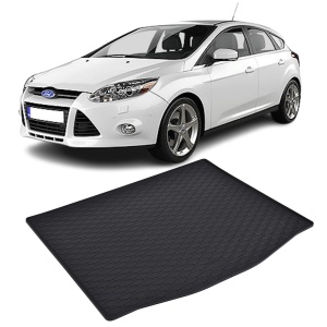 Tavita Portbagaj FORD Focus Hatchback 2011-2018, protectie portbagaj, din cauciuc 100%, pentru autoturismul FORD Focus Hatchback