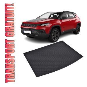 Tavita Portbagaj JEEP Compass 2021-prezent, protectie portbagaj, din cauciuc 100%, pentru autoturismul JEEP Compass