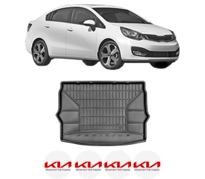 Tavita Portbagaj KIA RIO III Saloon (UB) din 2011-2017, Protectie Portbagaj Auto KIA - Img 2