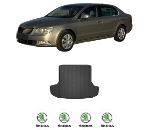 Tavita Portbagaj SKODA SUPERB II Estate (3T5) din 2009-2015, Protectie Portbagaj Auto SKODA - Img 2