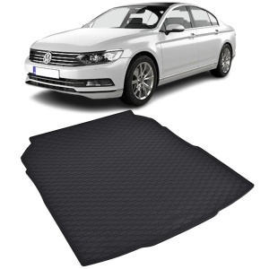 Tavita Portbagaj Volkswagen Passat Sedan 2014-2021, protectie portbagaj, din cauciuc 100%, pentru autoturismul Volkswagen Passat Sedan
