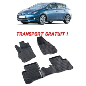 Toyota Auris II 2012-2018 Set 4 covorase auto din cauciuc tip tavita premium line 3D - Transport Gratuit!