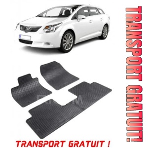 Toyota Avensis III, Combi, fabricat din 01.2009 - 08.2018, set covorase auto dedicate, din cauciuc 100% Premium - Transport Gratuit