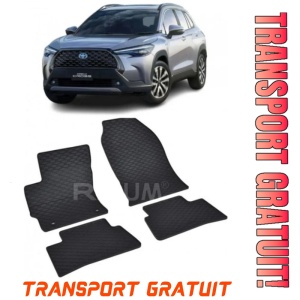 Toyota Corolla Cross Hybrid fabricat din 11.2022 - Prezent, Suv, set covorase auto dedicate, din cauciuc 100% Premium