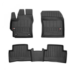 Toyota Corolla Hybrid Din 2019 - Prezent, Hatchback , Set Covorase Auto Tip Tavita Premium 3D, din cauciuc accesorii pentru autoturismul tau - masina v161546