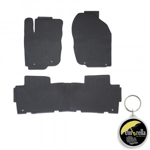 Toyota Rav 4 (2006-2012) Set 3 covorase auto cauciuc Exclusive Line accesorii pentru autoturismul tau - masina v243516
