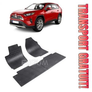 Toyota Rav4 IV, Suv, fabricat din 03.2013 - 12.2018, set covorase auto dedicate, din cauciuc 100% Premium