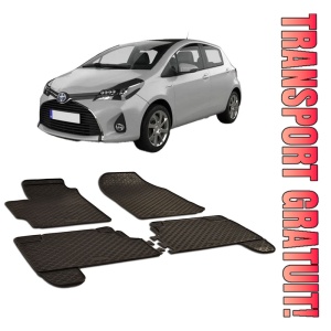 Toyota Yaris (2006-2010).(2011-2020), exeptie hybrid Set 4 covorase auto cauciuc Urban Line
