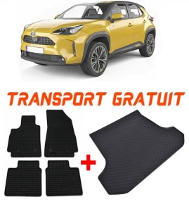 Toyota Yaris Cross Hybrid din 09.2021 - Prezent Suv Portbagaj Inferior *2, Set Covorase + tavita portbagaj auto accesorii pentru autoturismul tau - masina v1028
