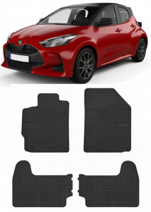 Toyota Yaris II Din 10.2005 - 2011, Hatchback , Set Covorase Auto Premium accesorii pentru autoturismul tau - masina v152899