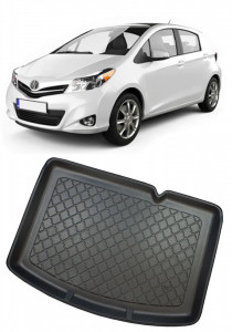 Toyota Yaris III Hatchback din 09.2011 - 08.2020, Tavita Pentru Portbagaj Lux Premium Dedicata, Portbagaj Inferior *1 accesorii pentru autoturismul tau - masina v202065