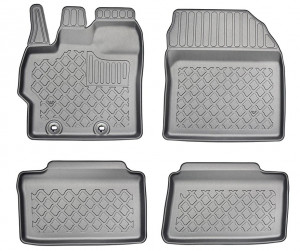 Toyota Yaris IV, Hatchback, Din 09.2020 - Prezent , Set Covorase Auto Tip Tavita Premium 3D, din cauciuc accesorii pentru autoturismul tau - masina v174489