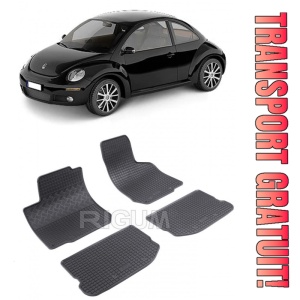 Volkswagen Beetle, Hatchback, fabricat din 1998 - 2010, set covorase auto dedicate, din cauciuc 100% Premium