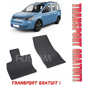 Volkswagen Caddy, Van, fabricat din 11.2020 - Prezent, 2 Locuri, set covorase auto dedicate, din cauciuc 100% Premium - Transport Gratuit