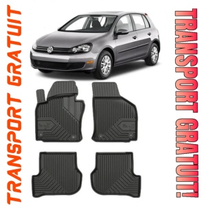 Volkswagen Golf 5 Din 06.2007 - 2009, Combi , Set Covorase Auto Tip Tavita Premium 3D, din cauciuc