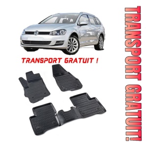 Volkswagen Golf 6 2008-2012 Set 4 covorase auto din cauciuc tip tavita premium line 3D - Transport Gratuit!