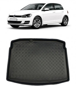 Volkswagen Golf 6 Comfortline Hatchback din 09.2008 - 09.2012, Tavita Pentru Portbagaj Lux Premium Dedicata, Roata Rezerva Ingusta / Kit Reparatie *2 accesorii pentru autoturismul tau - masina v188095