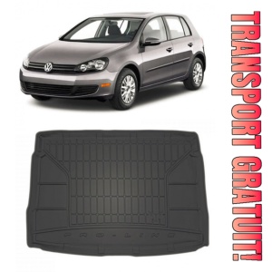 Volkswagen Golf 6 Hatchback din 06.2007 - 09.2012, Tavita Pentru Portbagaj Lux Premium Dedicata, Roata Rezerva Normala *1