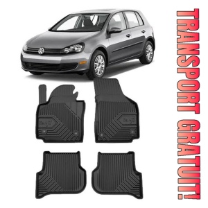 Volkswagen Golf 6 Plus Din 04.2009 - 2014, Hatchback , Set Covorase Auto Tip Tavita Premium 3D, din cauciuc
