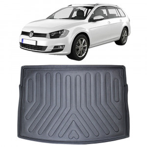 Volkswagen Golf 7 (Cu Podea Inalta) 2012-2019 Tavita cauciuc pentru protectie portbagaj accesorii pentru autoturismul tau - masina v226567
