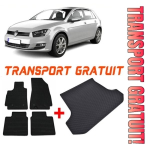 Volkswagen Golf 7 din 10.2012 - 12.2019 Hatchback *1 , Set Covorase + tavita portbagaj auto