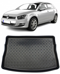 Volkswagen Golf 7 Hatchback din 10.2012 - 12.2019, Tavita Pentru Portbagaj Lux Premium Dedicata, Portbagaj Superior *3 accesorii pentru autoturismul tau - masina v202011
