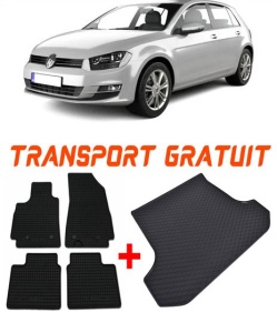 Volkswagen Golf 7 Sportsvan Van din 05.2014 - 12.2020 *4, Set Covorase + tavita portbagaj auto accesorii pentru autoturismul tau - masina v1648
