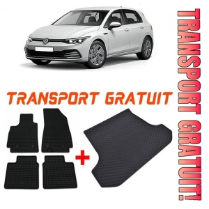 Volkswagen Golf 8 Mhev din 11.2020 - Prezent Hatchback *1 , Set Covorase + tavita portbagaj auto