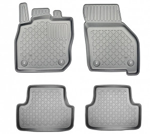 Volkswagen Golf 8 Mhev, Hatchback, Din 11.2020 - Prezent , Set Covorase Auto Tip Tavita Premium 3D, din cauciuc accesorii pentru autoturismul tau - masina v174283