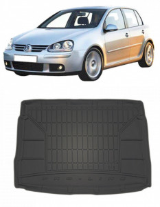 Volkswagen Golf V Hatchback din 2004 - 2008 (Roata Rezerva Normala) *1 , Tavita Pentru Portbagaj Lux Premium Dedicata, accesorii pentru autoturismul tau - masina v200555