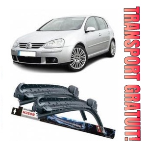 Volkswagen Golf V Set 2 stergatoare parbriz Bosch Aerotwin 600/475mm compatibile cu Volkswagen Golf V (2003-2009) (60 cm / 47.5 cm)