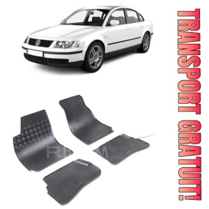 Volkswagen Passat B5, Combi, fabricat din 10.1996 - 2005, set covorase auto dedicate, din cauciuc 100% Premium