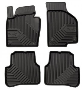 Volkswagen Passat B6 Din 2005 - 10.2009, Sedan , Set Covorase Auto Tip Tavita Premium 3D, din cauciuc accesorii pentru autoturismul tau - masina v167800